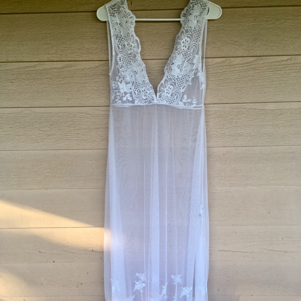 ASOS bridal beach maxi dress